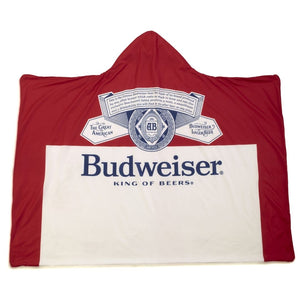 Budweiser Holiday Hooded Blanket