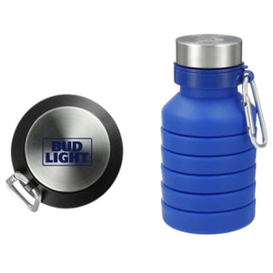 Bud Light Collapsible 18oz Water Bottle