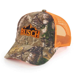 Busch Realtree Camo Adjustable Trucker Hat