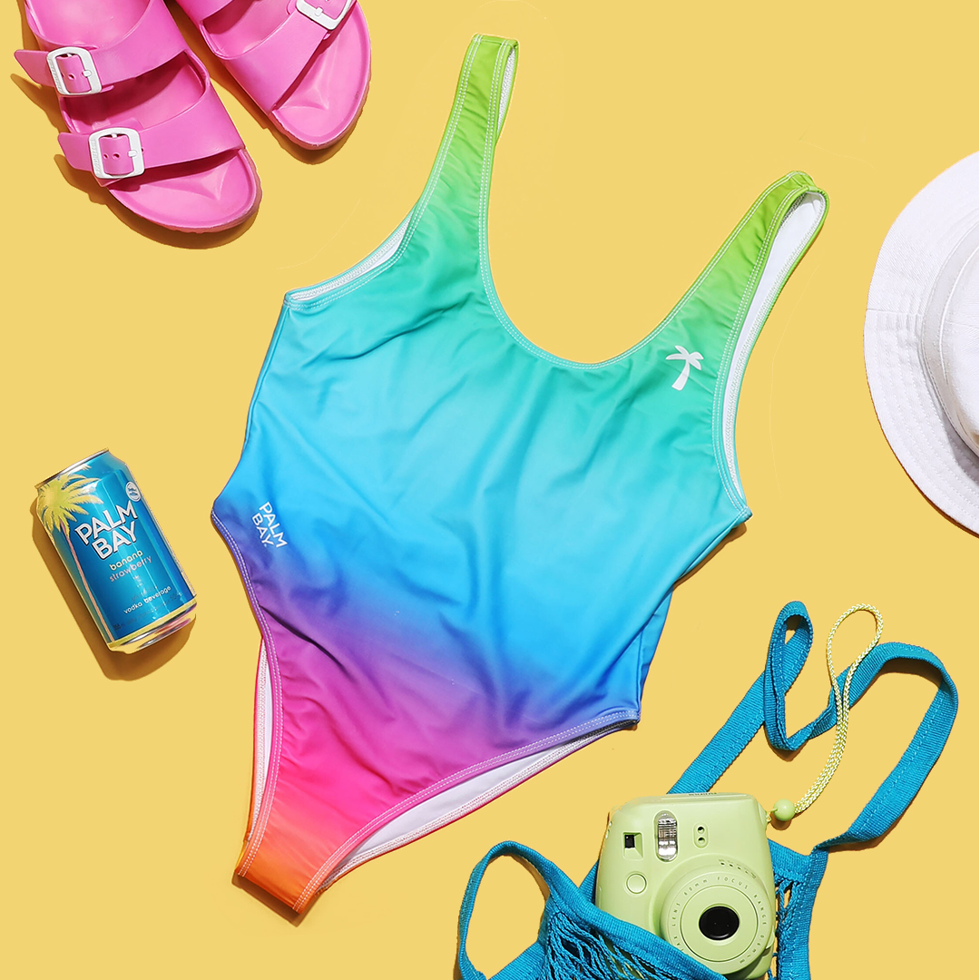 PALM BAY ONE PIECE BATHING SUIT  SHOP BEER GEAR – Shop Beer Gear