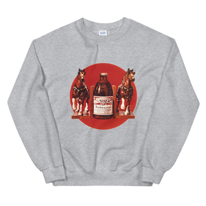 Sweat-shirt Chevaux Clydesdales Budweiser Unisexe