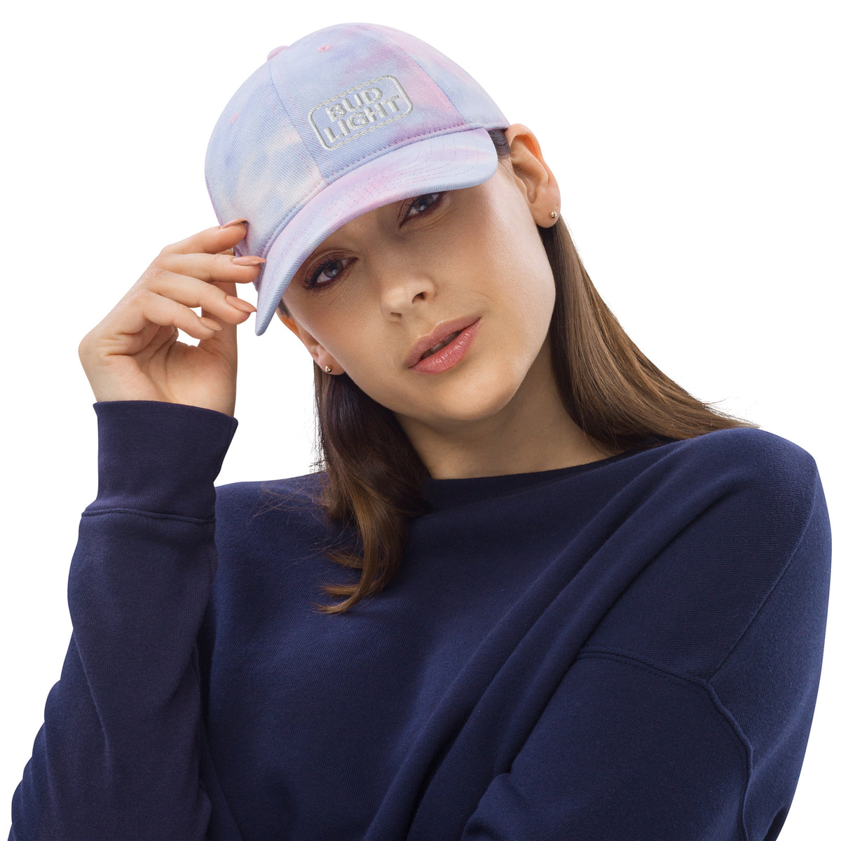 [BEENTRILL]★TIE-DYE BALL CAP tie-dye-hat-cotton-candy-front
