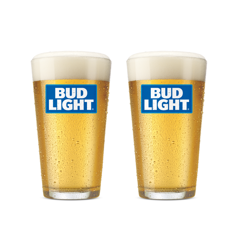 Bud Light 20 oz. Glassware Set