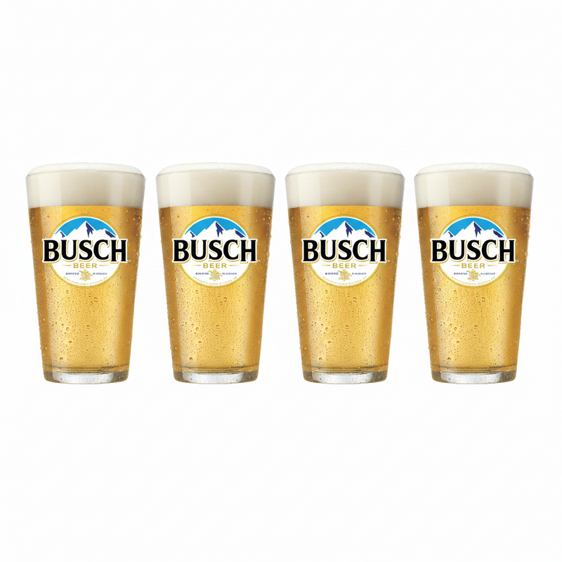 Busch 20oz Glassware Set – 4 Pack