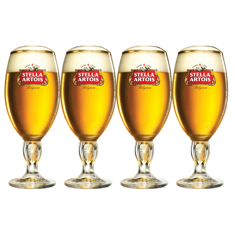 Stella Artois 33cl Chalice Glassware Set - 4 Pack