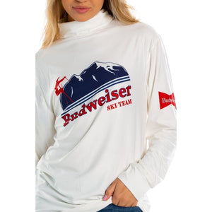 Budweiser Unisex Retro Ski Turtleneck