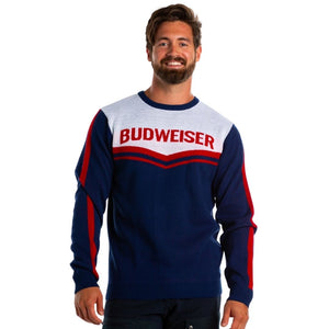 Budweiser Unisex Retro Knitted Ski Sweater