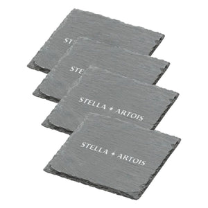 Ensemble de sous-verres en ardoise Stella Artois