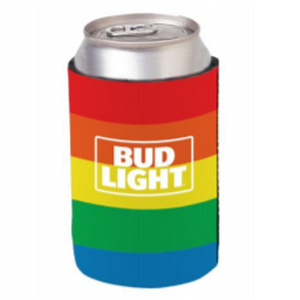 Bud Light Pride Rainbow Coozie