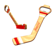 Budweiser Hockey Stick Bottle Opener