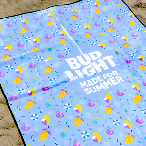 Bud Light Summer Fruit Picnic Blanket