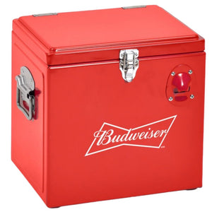 Glacière en métal Budweiser Bowtie 15 L