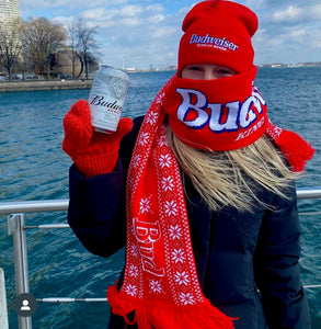 Budweiser Winter Toque & Scarf Set