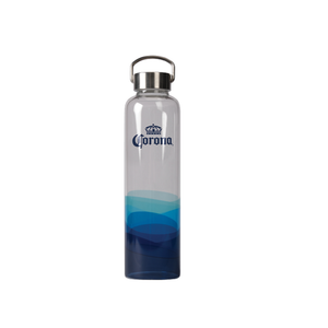 Corona Glass Water Bottle