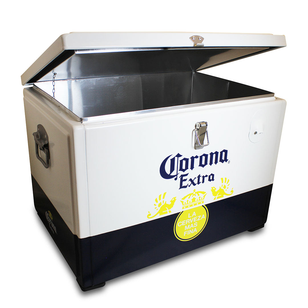 corona beer cooler with wheels