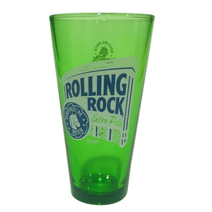 Ensemble de verrerie verte Rolling Rock