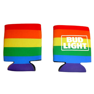 Bud Light Pride Rainbow Coozie