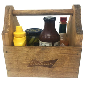 Budweiser Wooden Condiment Holder