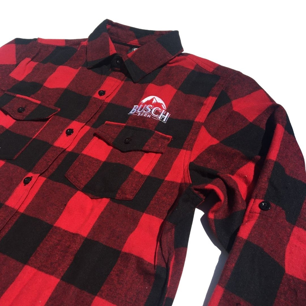 Busch Flannel Check Shirt | SHOP BEER GEAR – Shop Beer Gear