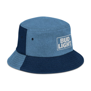 Bud Light Two-Tone Denim Bucket Hat