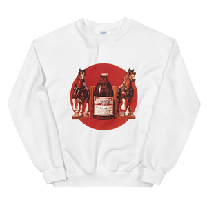 Sweat-shirt Chevaux Clydesdales Budweiser Unisexe