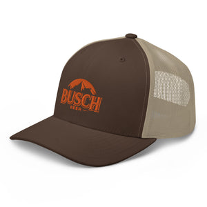 Busch Orange Embroidered Trucker cap