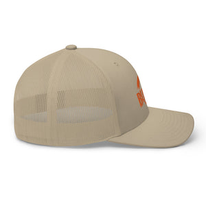 Casquette de style Trucker Busch avec broderie orange