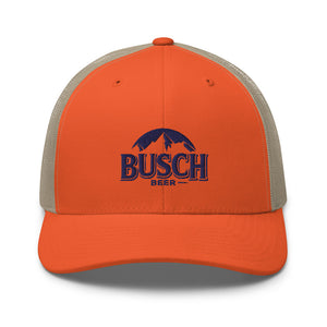 Busch Navy Embroidery Trucker Cap