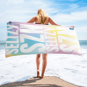 SELTZY SZN Pastel Tie-Dye Towel