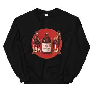 Sweat-shirt Chevaux Clydesdales Budweiser Unisexe