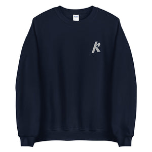 Sweat-shirt bleu marine brodé Kokanee K