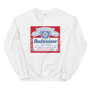 Budweiser Retro Label Sweat-shirt unisexe