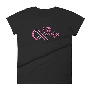 T-shirt manches courtes femme Lucky Lager